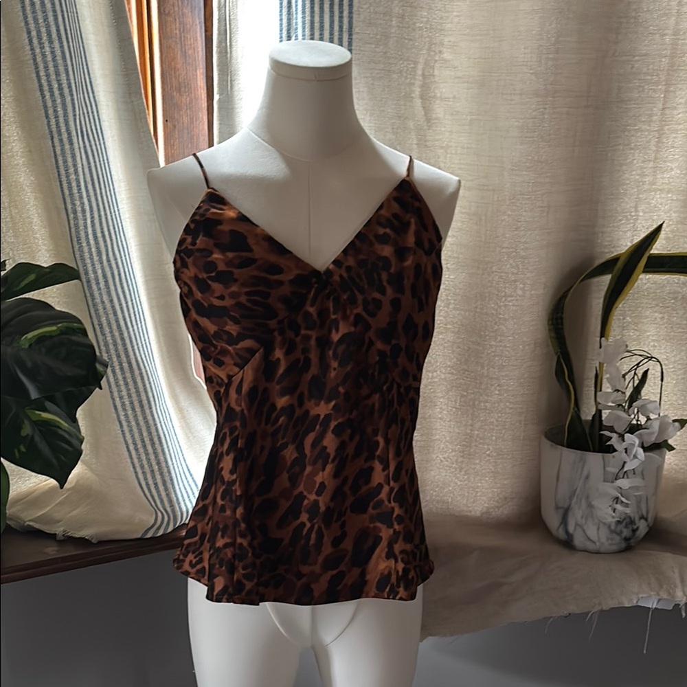 Leopard Print Cami Top